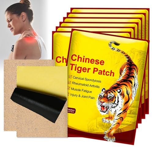 HIULLEN 120 Stück Schmerzlinderung Patch, Chinesische Ferninfrarot Pflaste, Chmerzlinderung Körper Patch, Nacken Rückenschmerzen Relief Patch, Schmerzlinderung Wärmepflaster für Eltern,Arbeiter,Älter