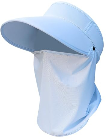 Cappellino in seta di ghiaccio con tesa grande da donna, berretto vuoto, berretto estivo con tesa lunga, berretto casual, protezione solare per sport all'aria aperta, camionista, cappellino da uomo