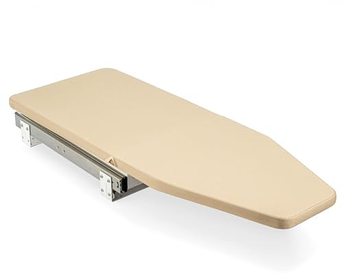 GREENSAPPIRE Wall Mounted Ironing Board 80X30X12CM Compact Wall Mount Fold Down Iron Board Easyinstall Board for Small Spaces Home or Travel Use Travel Ironing Accessory Drawer Wardrobe Ironing Board