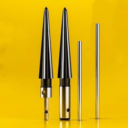 Taper Reamer Set, Hex & Round Shank 5-16mm, Countersink Deburring for Wood/Metal, Industrial Grade