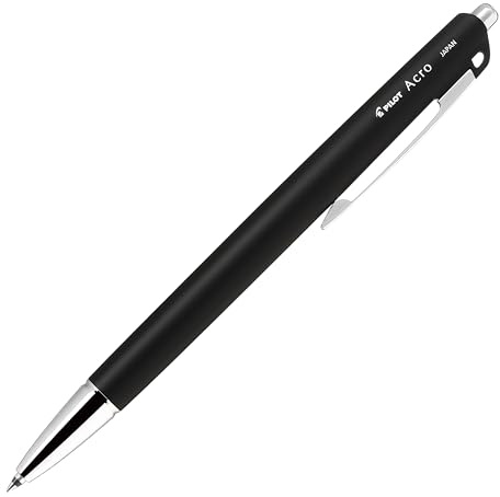 Pilot Frixion Clicker Feiner Tintenroller | versenkbare Spitze | Strichstärke 0,7 mm (medium)(Schwarz, 6er Pack | incl. 6 Minen)