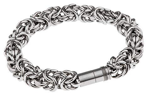 Ernstes Design Edvita Armreif A59 Edelstahl Königsarmband Armband 19 20 21 cm