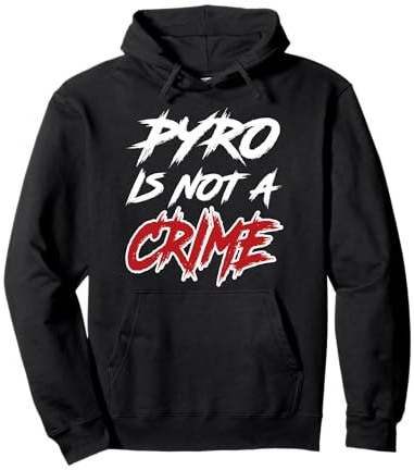 Pyrotechnik ist kein Verbrechen T-Shirt Pyro is not a crime Pullover Hoodie