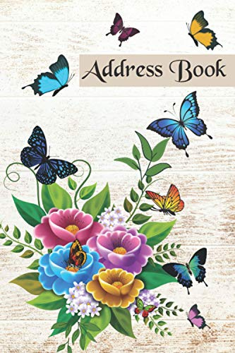 address book: address book with tabs.address books for women.Keep and Track all the Addresses, Email, Mobile, Work & Home Phone Numbers, Social Media & Birthdays .size 6 x 9 in