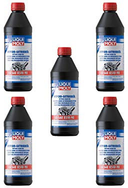 5X Original Liqui Moly 1L Hypoid-Getriebeöl (GL5) LS SAE 85W-90 Gear Oil 1410
