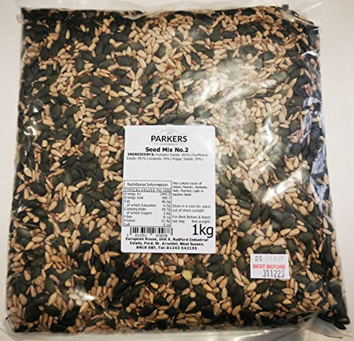 Luxury Seed Mix - Pumpkin, Sunflower, Linseed & Poppy Seed 1Kg Mix Parkers Foodservice