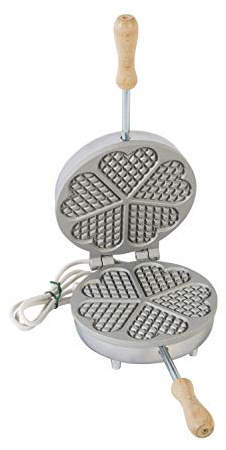 Biscottiera elettrica CBE805030000 per la cottura di cialde e ferratelle a forma di cuore