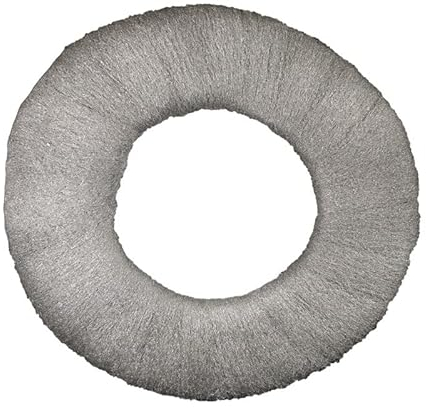 BELCARE - Disco para Abrillantar y Pulir, de Lana de Acero, para Abrillantar Mármol y Otras Piedras, Color Gris, Ø40 cm