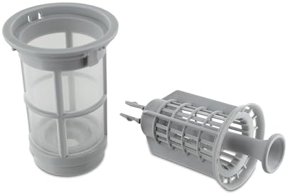 DL-pro Sieb Filter mitte passend für Electrolux AEG Zanker Zanussi 1523330213 Flusensieb für Geschirrspüler Spülmaschine Geschirrspülmaschine