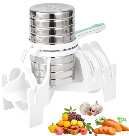 7 SEVEN SECONDS Salad Meal Prep and Pet Dog Healthy Food Making Tool - Slice, Juice, Grind for Quick Garlic Paste Creation