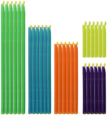 30 Stück Tasche Sealer Clips, Verschlussclips Beutel Snacks Beutel, Snacks Beutel Verschluss Klammern Haltbare Feuchtigkeitsbeständig, 9/12.5/18.5/22.5/28.5 cm Beutel-Clips Versiegelungs-Clips