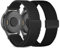CUNUJIX Lot de 2 bracelets de rechange tressés pour Garmin Venu Sq/Venu Sq 2/Venu 2 Plus/Venu, 20 mm - En nylon élastique - Fermeture magnétique - Pour Garmin Vivoactive 5/Vivomove Sport/Trend -