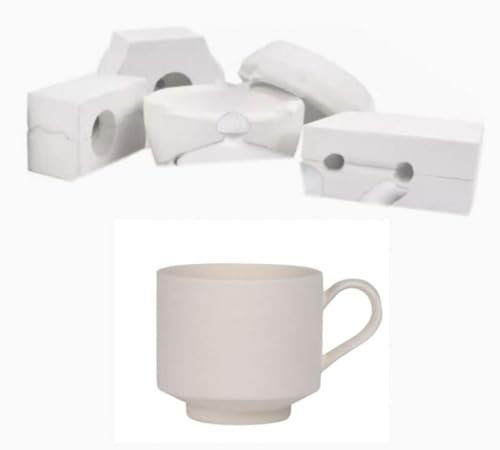 ZHONGJIUYUAN 1 set di utensili per ceramiche stampo in ceramica stampo in ceramica stampi per gesso fai da te fatti a mano forniture per la decorazione della casa - tazza