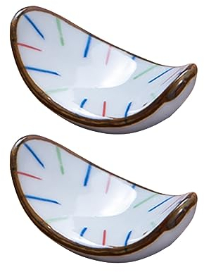 Reposa palillos，Set de rejilla para cena cuchara t 4 piezas Soporte for palillos chinos Soporte for palillos chinos Soporte for palillos chinos de cerámica Soporte for palillos chinos de dibujos anima