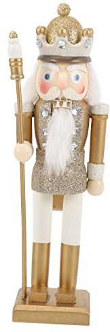 TOPBATHY Statuetta Schiaccianoci in Legno Ornamento Da Tavolo Per Matrimoni Decorazione Natalizia Per Casa