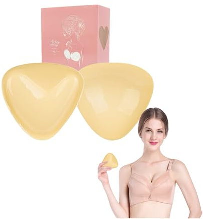 Will Like Reggiseno Push-up Adesivo Biadesivo, Cuscinetti Push-up, Reggiseno Push-up Adesivo 2 in 1 (IT, Taglia della Coppa & Taglia della Fascia, B, B, Colore della Pelle Chiara)