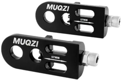 Amagogo 2X Tendeur de chaîne de vélo Ajusteur de Tension de chaîne de vélo Tendeur de chaîne réglable pour vélos de Route de Montagne Vélo Pliant BMX, Noir