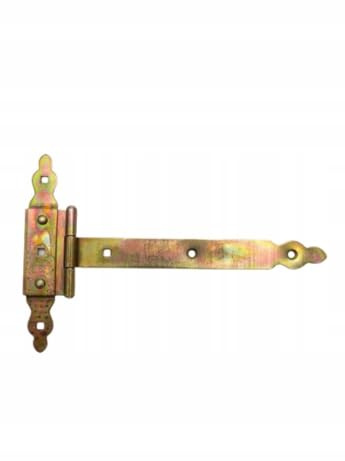 BK SHOP Scharniere Gartentor - Galvanisiert Gelb | Ideal für Tore Zäune Gewerbe Öffentliche Bereiche | Hochleistungs Türscharnier Gartentor Beschläge Tor Scharnier - 250 x 40 x 215 x 30mm