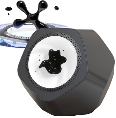 Altoparlante fluido magnetico, 3 modalità e luci regolabili, altoparlante audio surround Bluetooth, controllo touch, sistema audio home theater, effetti visivi ferrofluidi, esperienza sonora a 360 °