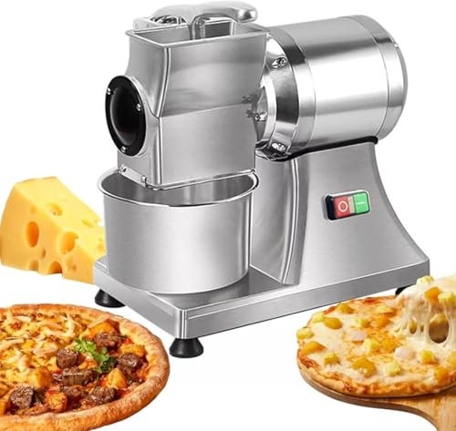 Rallador De Queso Comercial De 550 W, Trituradora De Queso Automática, Rebanadora Eléctrica Para Ensaladas, Cortador De Verduras Para Papas, Repollo Y Nueces