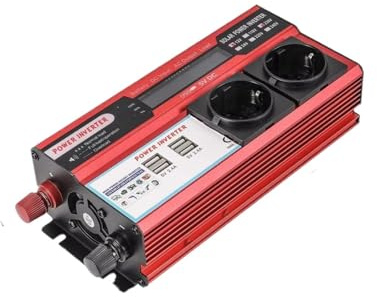 Convertisseur Voiture Onduleur 4000 W 3000 W DC 12 V vers AC 220 V 230 V Transformateur avec 4 Ports USB Les Voyages Et Le Camping Convertisseur Tension