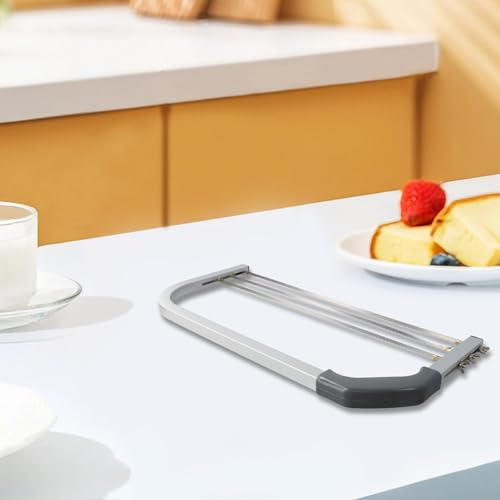 Yuanpgky Coupe-gâteau à 3 lames, niveleur de décoration, trancheuse de fil, outil de décoration