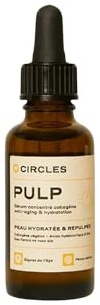Circles PULP – Siero Viso Idratante e Rimpolpante con Acido Ialuronico, Collagene Vegetale, Aloe Vera e Acqua di Rosa Bio | Effetto Antirughe | Texture Leggera e Non Appiccicosa | 30 ml