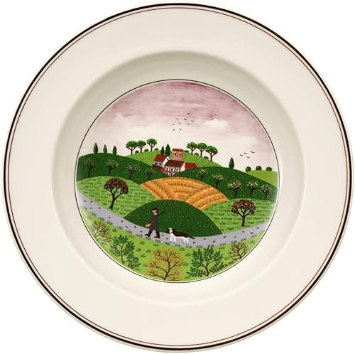 Villeroy & Boch 1023372707 Design Naif - Platos hondos (6 Unidades, Acero Inoxidable)