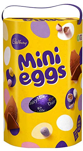 Cadbury Mini Uova di Pasqua al cioccolato grande, 231g