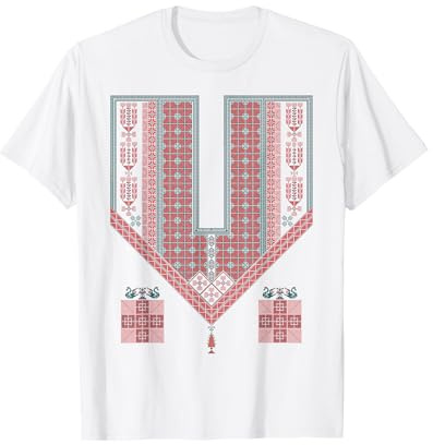 Palestine Folklore Traditional Jordanian Lebanese Women Girl T-Shirt