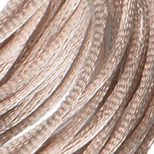Cordoncino di raso a coda di topo, consistenza liscia e morbida, corda da 2 e 3 mm disponibile in lunghezze da 3 m, per perline, nodi, decorazioni e creazione di gioielli (2 mm, avorio)