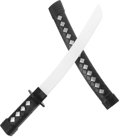 ORFOFE Cosplay Ninja Spielzeug Aus Langlebigem Kunststoff Für Junge Mädchen Realistisches Tragbares Party-Accessoire Geeignet Für Halloween Und Kostümpartys Sichere Spielzeugwaffe Für Jun