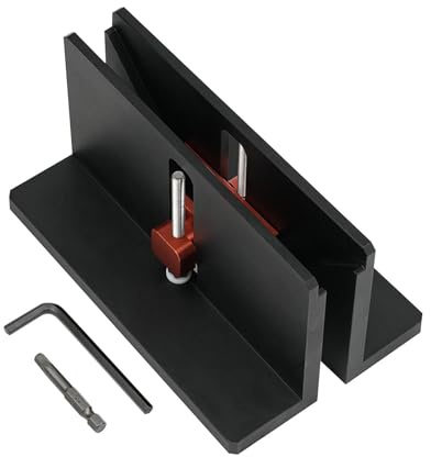Right Angle Spline Jig, Woodworking Tenon Clamp, Precision Corner Jig, Table Saw Spline Jig, Aluminum Window Jig, Right Angle Woodworking, Spline Cutting Guide, Adjustable Spline Jig