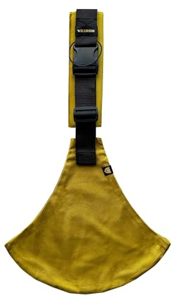 Wildride Kindertrage Basic Kollektion (Hüfttrage (Dirty Desert) | Hüfttrage für Kleinkinder ab 9 Monaten, 100% Baumwolle, leicht & kompakt, bis 20 kg, SGS geprüft