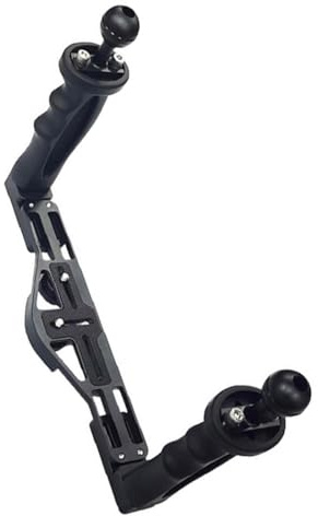 Supporto leggero dello stabilizzatore della macchina fotografica di immersione subacquea della lega di alluminio con la maniglia comoda per la presa comoda di resistenza all'acqua ridotta