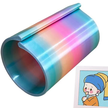 Diamond Art Canvas Roller Holder, Gem Painting Canvas Scroll Ring Storage Tool, 3D Printing Daiments Painting Accessory Tools Set, Canvases Roll Keeping Canvases of Sizes in Check