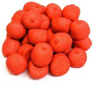 Marshmallow PALLE DA GOLF ROSSE soffici, con una copertura di zucchero brillante Busta 900 gr