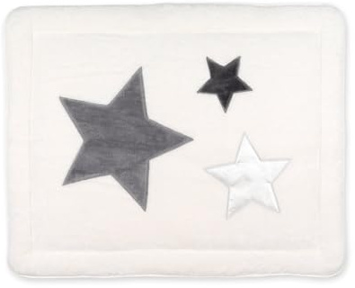 BEMINI Laufstalleinlage Krabbeldecke Pady softy + terry Stars ecru