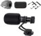 COMICA CVM-VM10II Cardioid Richtmikrofon Kamera Mikrofon, 3.5mm TRS/TRRS Shotgun Mikrofon mit Wind Muff, Stoßdämpfung Shock Mount, für Camera, DSLR-Kameras, Camcorder, Handy, Smartphones (Schwarz)