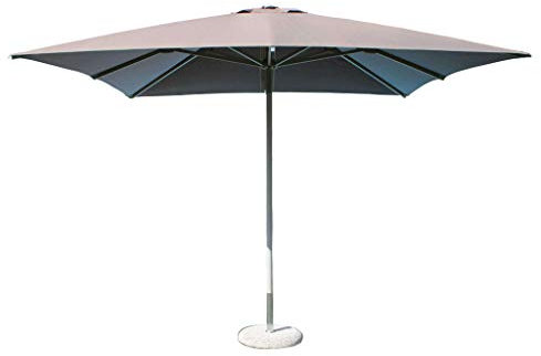 Milani Home s.r.l.s. Ombrellone da Giardino 3 X 4 Palo Centrale Tortora per Esterno Ristorante Gelateria Bar Hotel Albergo