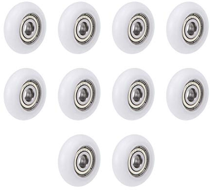sourcing map 10 Stück. 625zz Kunststoffbeschichtetes Kugellager 5x23x7mm | Für Türfenster Möbelrolle