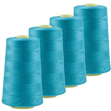 4 x 4572m Qualitäts Overlock-Garn Overlock-Nähgarn Oeko-Tex Farbe 821-860
