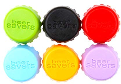 6 stücke Silikon Kronkorken Pure Color Wein Stopper Bier Sealer Abdeckung Champagner Flaschenverschlüsse für Flaschen Gummi Bottle Sealer 3 * 1 cm Langlebig und Nützlich