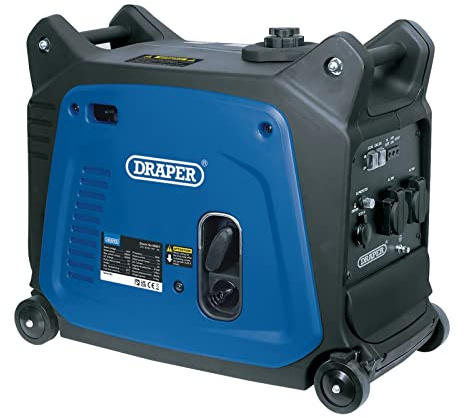 Draper Générateur inverseur à essence 95197, 2300 W, bleu et noir, taille unique