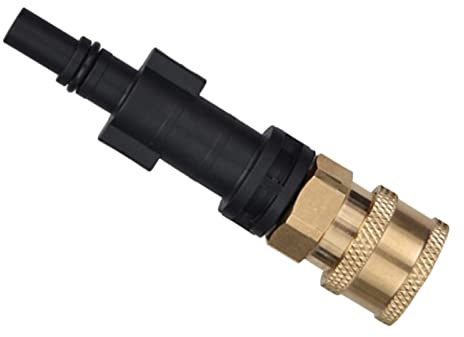 U/ D Adapter für Hochdruckreiniger, 1/4 Zoll, Innengewinde, Schlauch, Schaumlanze, Düse, 1 Stück (für Black Decker)