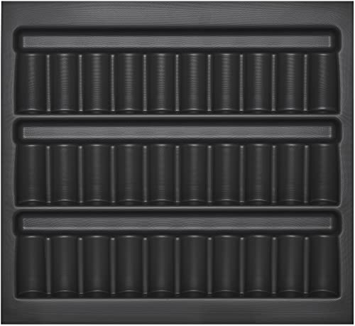 Orga-Box I Inserto especiero 513 x 473 x 28 mm gris lava con textura perla Inserto especiero para Tandembox Antaro/Intivo y ModernBox en armario de 60 cm