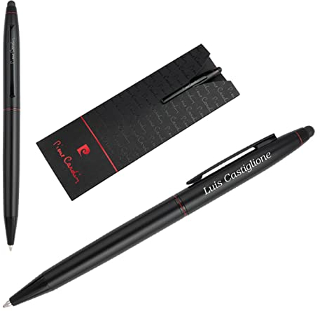 Pierre Cardin® VENDOME Kugelschreiber mit Gravur | Premium Stift Etui | blaue Mine | edel | personalisiertes Geschenk | Namen | graviert | Jahrestag | Geburtstag