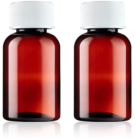 This-Trading Contenitori per pillole mediche in plastica da 50 ml con coperchio a prova di bambino, contenitori resistenti e riutilizzabili (confezione da 2, 4 o 10) (2)