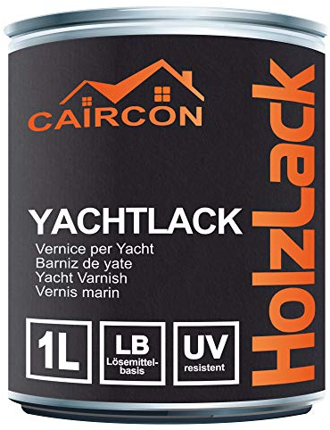 Yachtlack Rotbraun Glänzend Bootslack Holzlack Bootsfarbe für Holz und Metall - 750ml