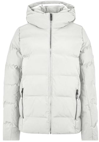 Ziener Damen TRAVA Ski-Jacke/Winterjacke | warm, atmungsaktiv, wasserdicht, whtie fog, 34